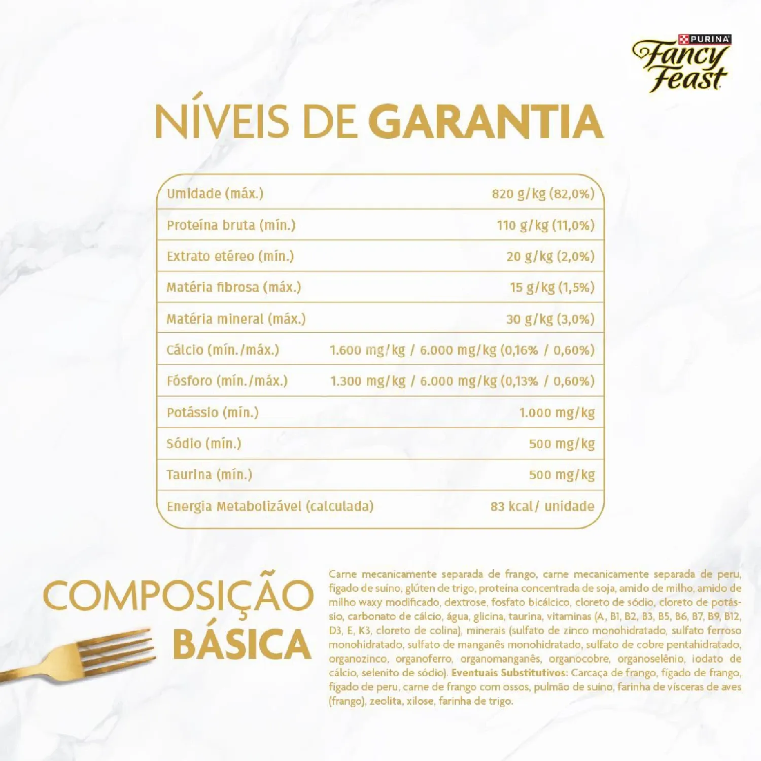Racao Umida Fancy Feast Casserole niveis de garantia-08